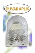 Duvar Tip Aplik PLastik Gövde Mika Kapak 220 Volt thumbnail 1