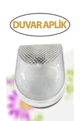 Duvar Tip Aplik PLastik Gövde Mika Kapak 220 Volt thumbnail 2