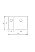 Teka Square 560 Tg Stone Grey Granit Eviye thumbnail 3