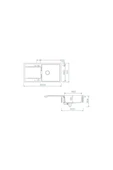 Schock Mono D-100L Night Granit Eviye thumbnail 2