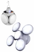 Kamp Lambası Güneş Enerjili Solar 5 Kanatlı Katlanır Lamba Karavan thumbnail 4