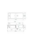 Schock Prepstation D-150 Dusk Granit Eviye thumbnail 2