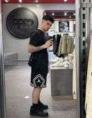 Premium Jordan Çizgili File Şort thumbnail 2