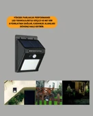 Sensörlü 20 LED Solar Duvar Lambası 3 Metre Algılama Mesafesi thumbnail 4