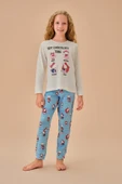 SUWEN Lulusu Çocuk Pijama Takımı thumbnail 1