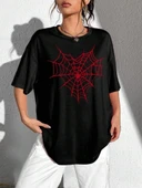 Baskılı Kadın T-shirt - Siyah thumbnail 3