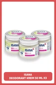ISANA Deodorant Kremi 50 ml X3 Adet thumbnail 1