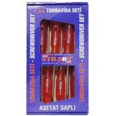 Stilson 120606 Asetat Saplı Tornavida Seti 7 Parça thumbnail 1