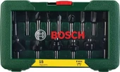 Bosch - 15 Parça Freze Seti 8 mm Şaftlı thumbnail 2