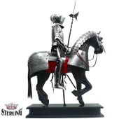 STERLING Iron Knight Atlı Dekoratif Süs thumbnail 1