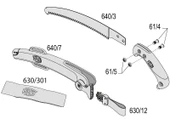 Felco 640 Budama Testeresi Kavisli 27cm thumbnail 2