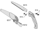 Felco 621 Budama Testeresi Kılıflı 24cm thumbnail 2