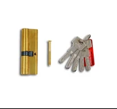 Kale 164BNE Bilyalı Barel Sarı 90mm Kapı Kilit thumbnail 2