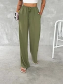Ayrobin Oversize Kadın Pantalon - Mint Yeşili thumbnail 2