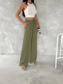 Ayrobin Oversize Kadın Pantalon - Mint Yeşili thumbnail 5