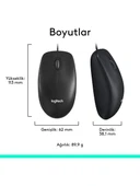 Logitech M90 910-001793 Optik Kablolu Mouse thumbnail 5