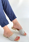 Ortu Gold Cilt İşlemeli Terlik thumbnail 1
