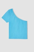 Defacto Slim Fit Basic Tek Omuzlu Tişört Y7469AZ22SM thumbnail 8