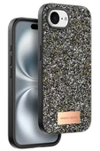 Onegif Apple iPhone 16E Bright Simli Kapak - Gümüş thumbnail 1