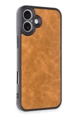 Newface Apple iPhone 16 Plus Kılıf Aras Deri Kapak - Taba thumbnail 2