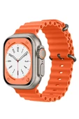 Newface Apple Watch 42mm Ocean Kordon - Turuncu thumbnail 1