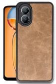 Newface Oppo A38 Kılıf Aras Deri Kapak - Taba thumbnail 1