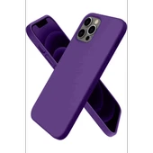 Newface Apple iPhone 12 Pro Kılıf First Silikon - Mürdüm thumbnail 3