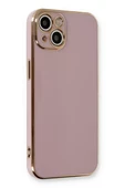 Newface Apple iPhone 13 Kılıf Volet Silikon - Mor thumbnail 1