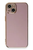 Newface Apple iPhone 13 Kılıf Volet Silikon - Mor thumbnail 2