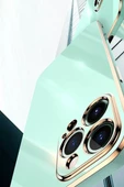 Newface Apple iPhone 15 Pro Kılıf Volet Silikon - Mor thumbnail 3