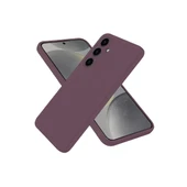 Newface Samsung Galaxy A06 Kılıf First Silikon - Mürdüm thumbnail 3