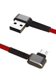 Konfulon S73 Micro USB Kablo 1M 2.1A - Kırmızı thumbnail 1