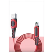 Konfulon DC24 Micro USB Kablo 1.2M 4A - Kırmızı thumbnail 3