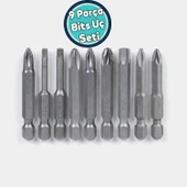 Matkap Bits Uç Vidalama Ucu Düz Yıldız Torx Uç Set (9 PARÇA) thumbnail 1