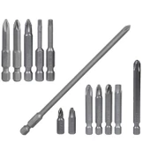 Matkap Bits Uç Vidalama Ucu Düz Yıldız Torx Uç (13 PARÇA) thumbnail 4