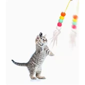 Elastik Yapışkanlı Kedi Oyun Oltası thumbnail 7