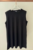 MB27.191 MOODBASİC SERPME TAŞLI SIFIR KOL TSHIRT thumbnail 3