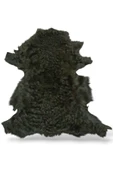 Ottoman Pouffe Hakiki Gerçek Deri Koyun Postu 70x77cm thumbnail 1