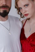 Sortie Aksesuar Öpüşen Sevgililer Çift Kolye 002 thumbnail 3