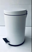 LİDER 5LT PEDALLI ÇÖP KOVASI-BEYAZ thumbnail 1