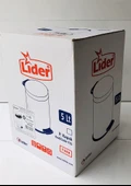 LİDER 5LT PEDALLI ÇÖP KOVASI-BEYAZ thumbnail 3