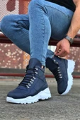 Lacivert Uzun Bağcıklı Postal Bot thumbnail 3