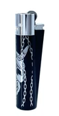 Clipper Deadly Chains Serisi Metal Çakmak - Silver thumbnail 1