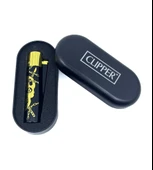 Clipper Deadly Chains Serisi Metal Çakmak - Gold thumbnail 5
