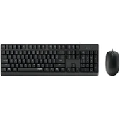 RAPOO X130Pro Kablolu USB TR Klavye Mouse Set Siyah 13386 thumbnail 1