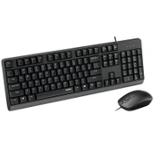 RAPOO X130Pro Kablolu USB TR Klavye Mouse Set Siyah 13386 thumbnail 3