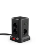 Kule Tipi Çoklu Priz – 3 USB-A + 1 Type-C, Akım Korumalı thumbnail 1