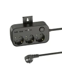 3'lü Priz + 4 USB (2 Type-C + 2 USB-A) Çoklayıcı thumbnail 1