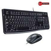LOGITECH MK120, 920-002560, USB Kablolu, Türkçe Q, Klavye Mouse Set thumbnail 2