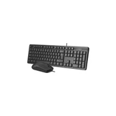 A4 TECH KR-3330S, Siyah, USB Kablolu, Türkçe Q, Multimedya, Klavye Mouse Set thumbnail 3